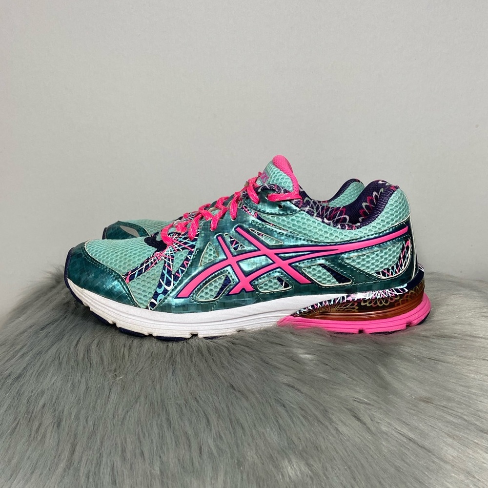 Asics Gel Preleus Blue Pink Women Running Shoes